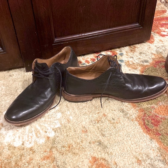 Men’s J. Murphy by Johnston and Murphy, black leather tie Oxford - Picture 2 of 8